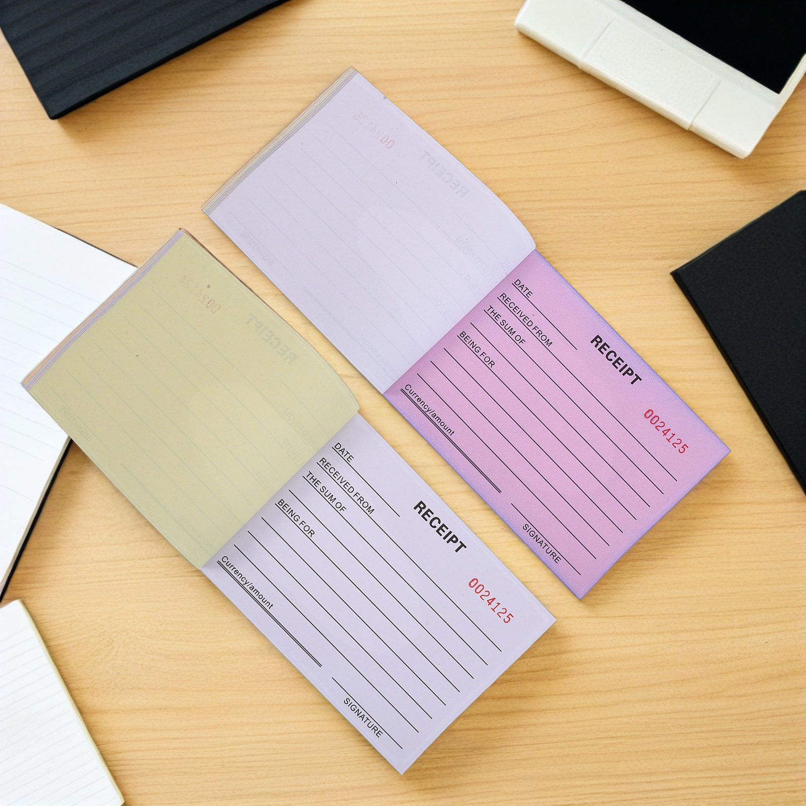 2pcs Invoice Book Business Rec - Carbon Copy Book ulasan dan harga