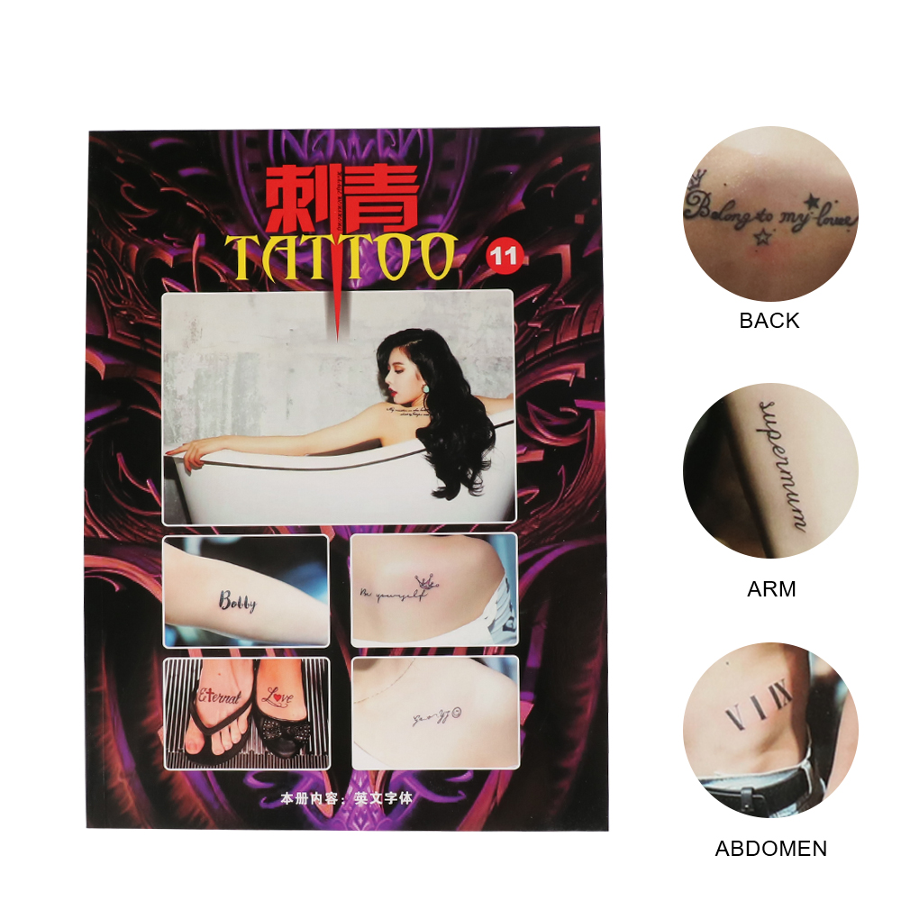 Tattoo Book Design English Wor - Carbon Copy Book ulasan dan harga