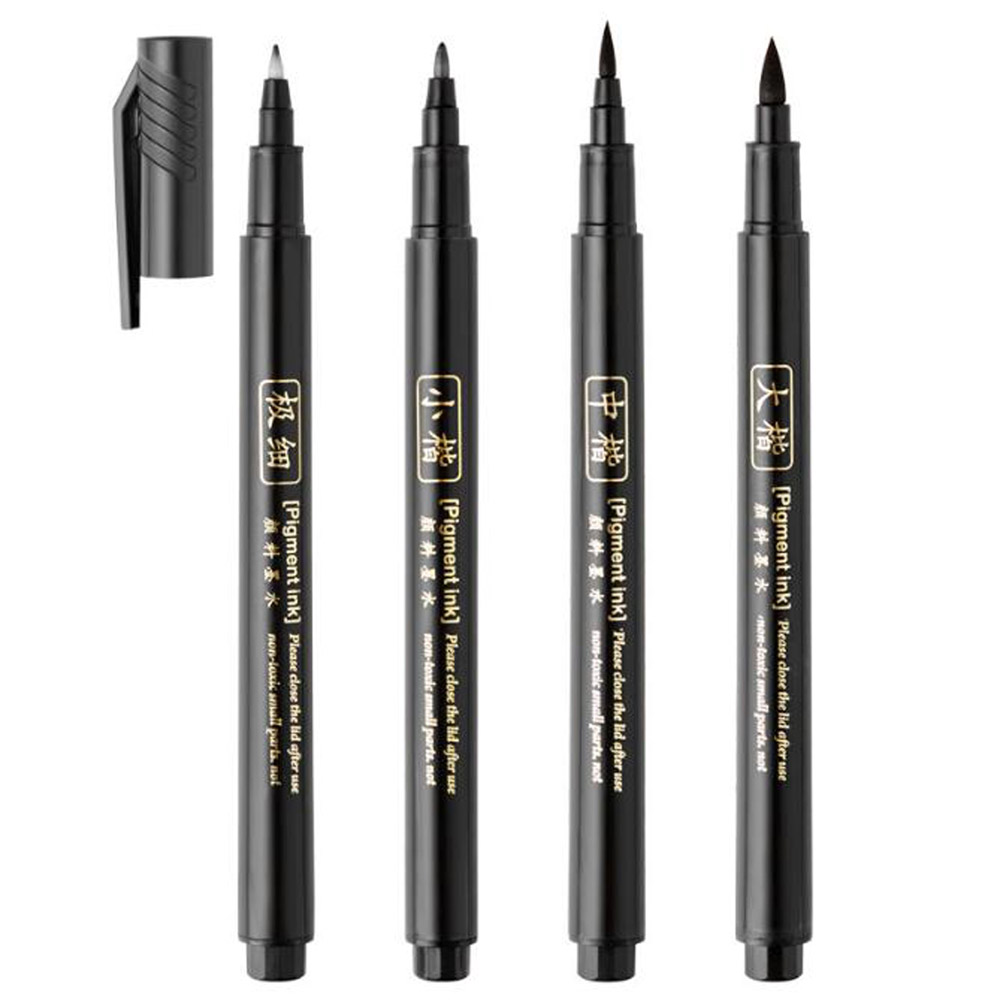 4pc Brush Pen Calligraphy Pen  - Stationery Warehouse ulasan dan harga