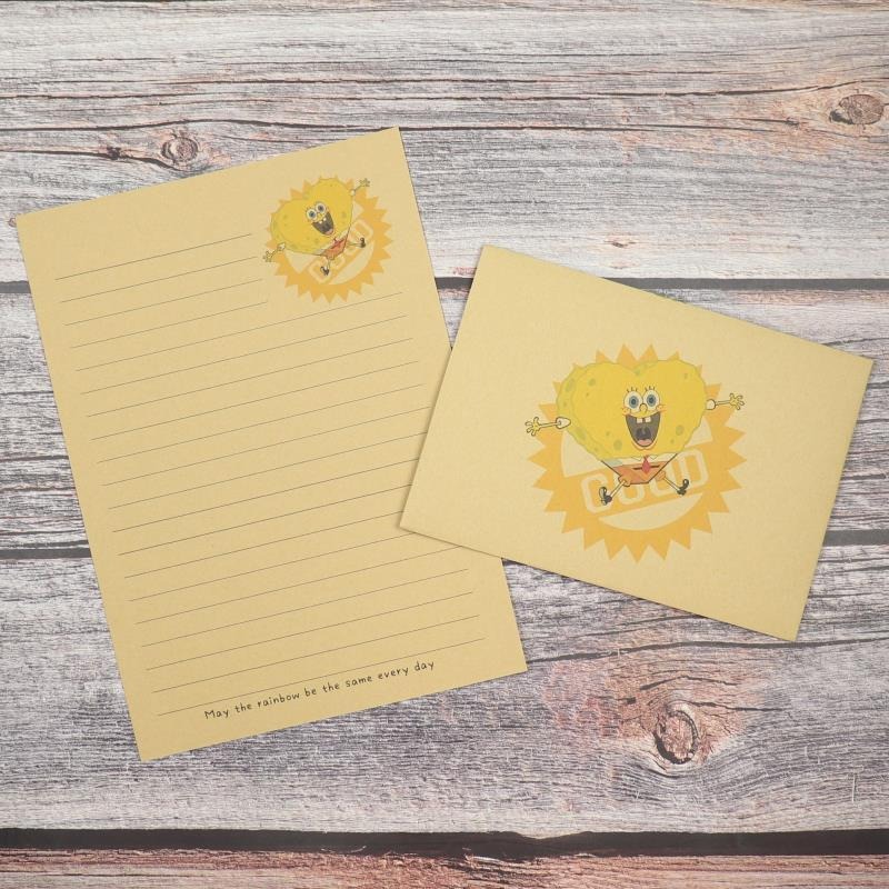 Cute SpongeBo SquarePants Kraf - Letter Envelope Kraft ulasan dan harga