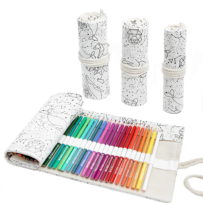 12/24/36/48/72 Hole Colorful C - Pen Pouch Roll ulasan dan harga