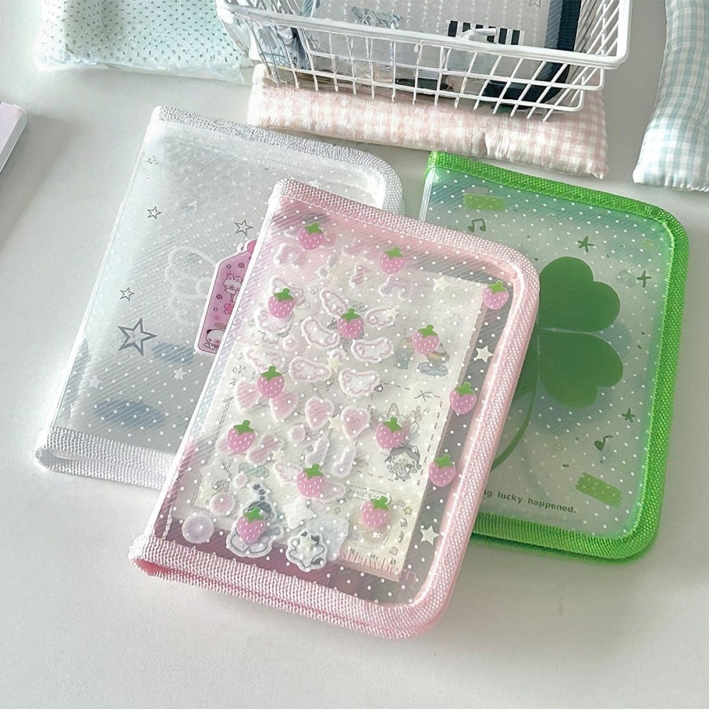 A6 Size Cute Stationery Storag - Portfolio Folder Zip ulasan dan harga