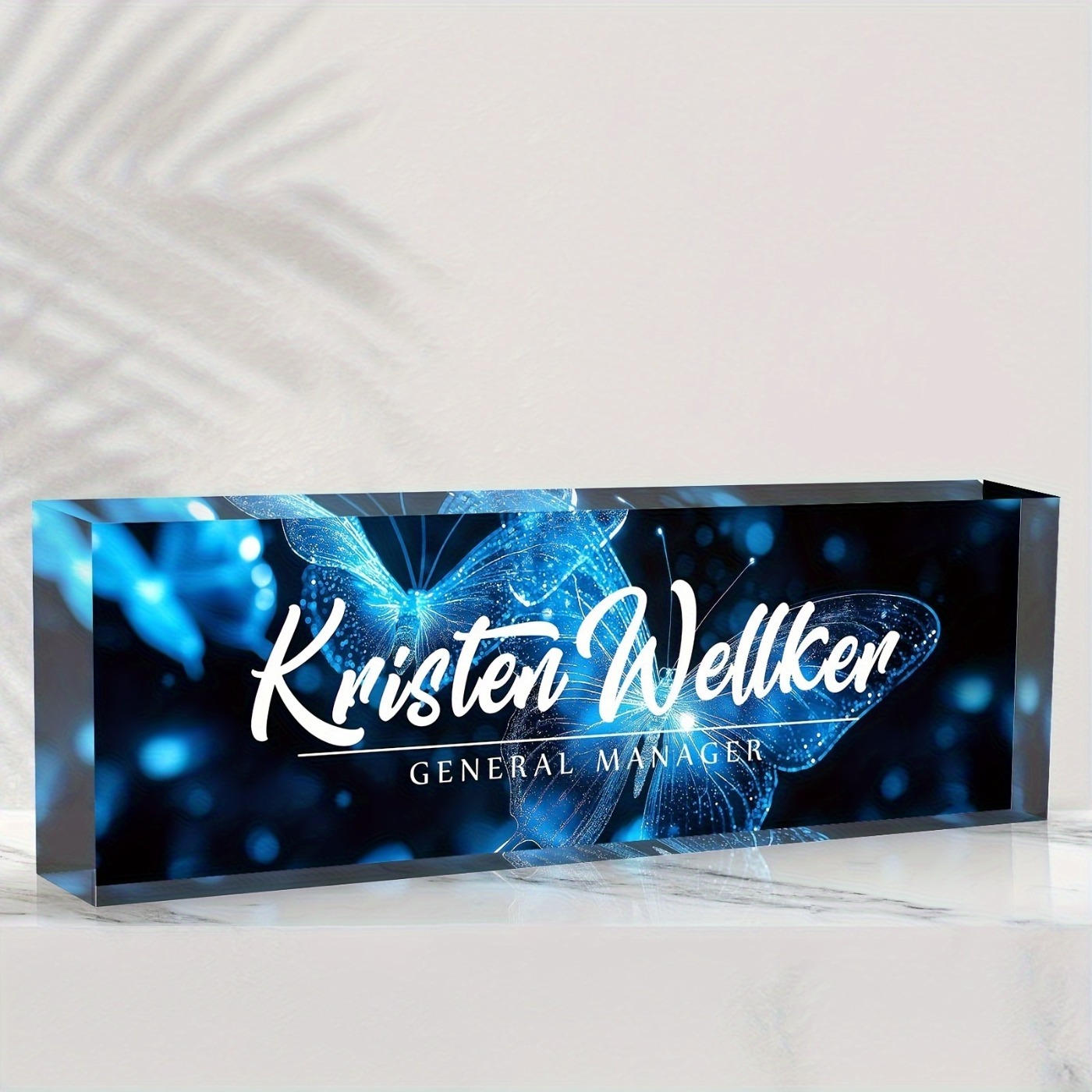 [2D Flat] Humorous Classic Cus - Desk Name Plate ulasan dan harga