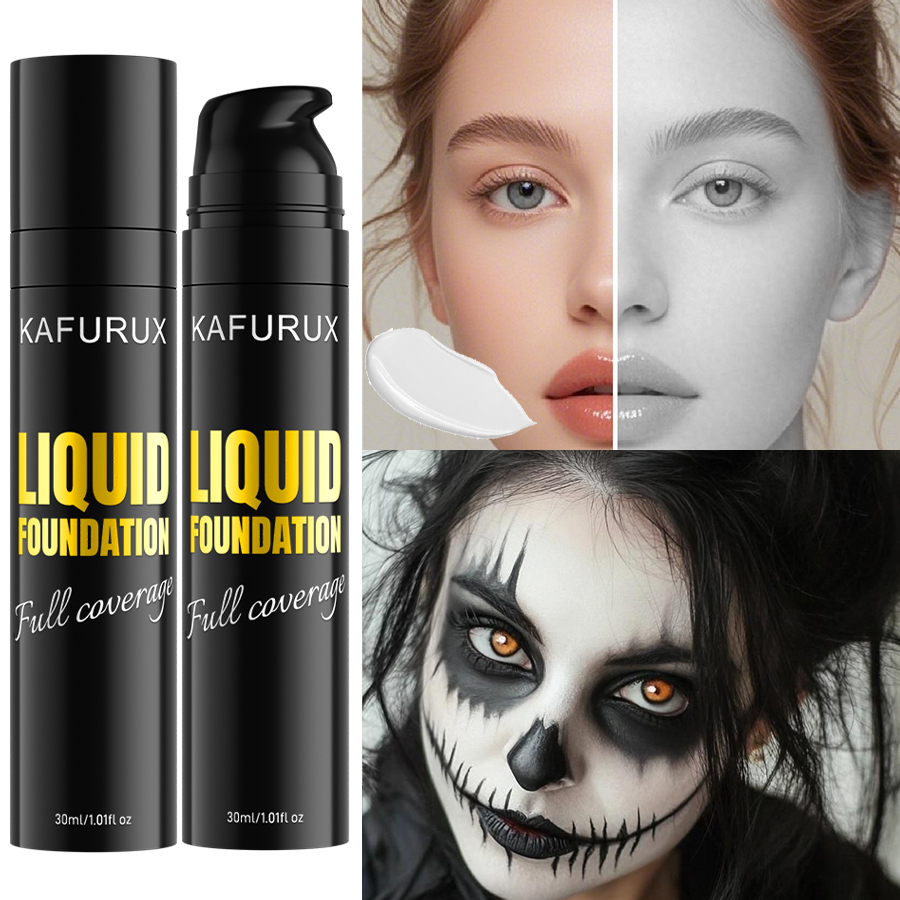 1PC Pure White Liquid Foundati - Correction Fluid White ulasan dan harga