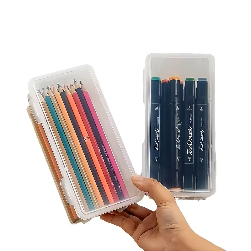4 large transparent PP storage - Stationery And Office Supply Stores ulasan dan harga