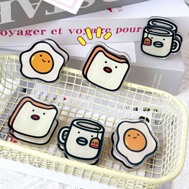 1pc Cute Toast Fried Egg Tea C - Stationery Warehouse ulasan dan harga