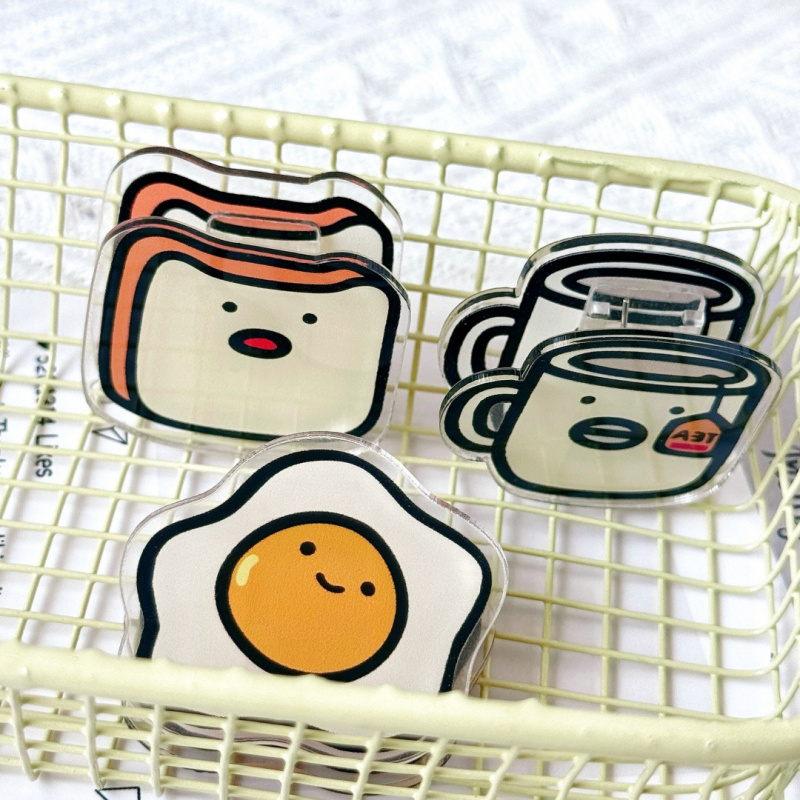 1pc Cute Toast Fried Egg Tea C - Stationery Warehouse ulasan dan harga