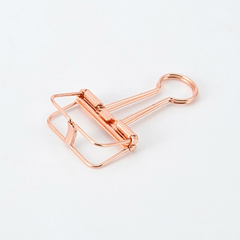 5/40Pcs Rosegold Binder Clips  - Binder Clip Assorted ulasan dan harga