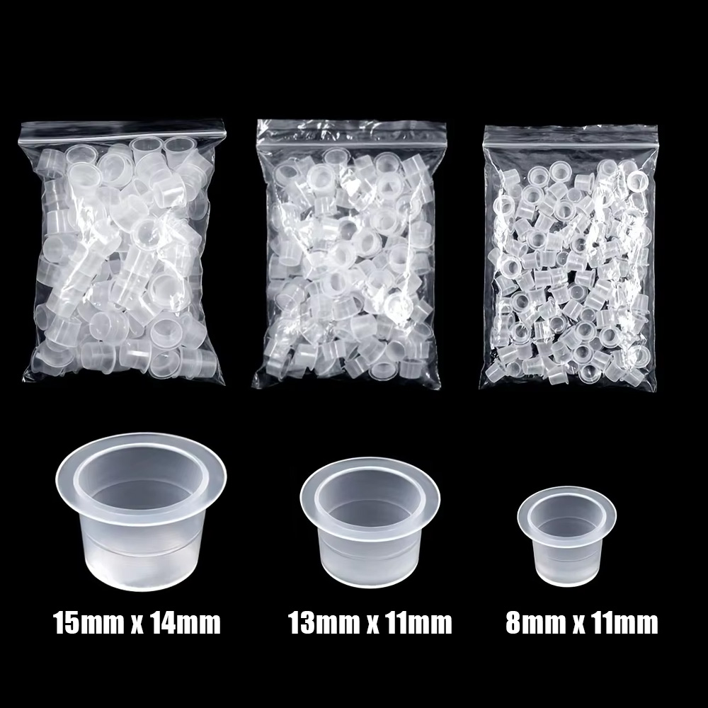 300/100pcs Disposable Tattoo I - Calligraphy Ink Bottle ulasan dan harga