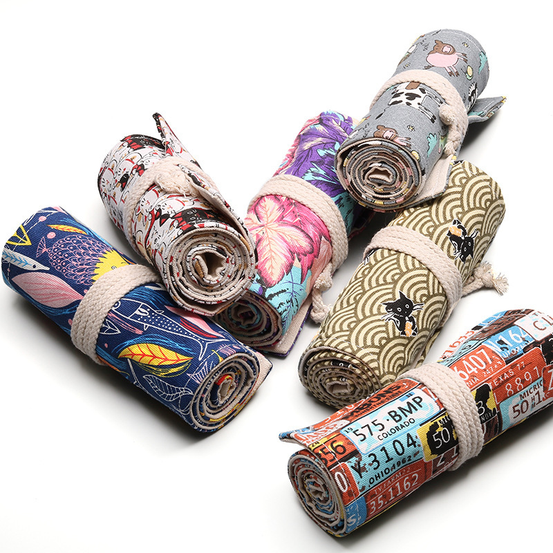 12/24/36/48/72 Hole Colorful C - Pen Pouch Roll ulasan dan harga