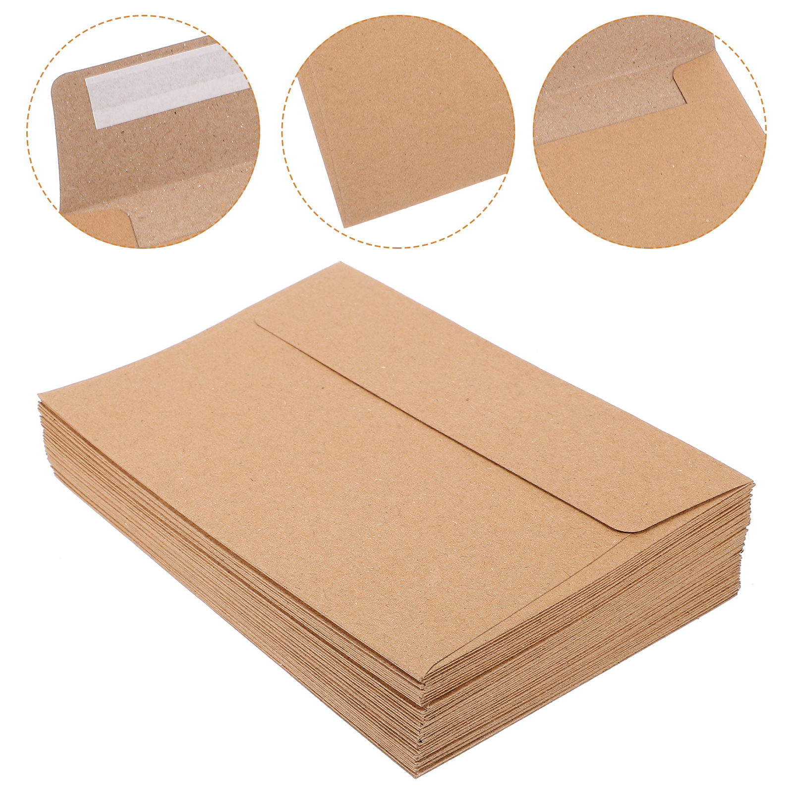 50Pcs Classical Kraft Blank Pa - Letter Envelope Kraft ulasan dan harga