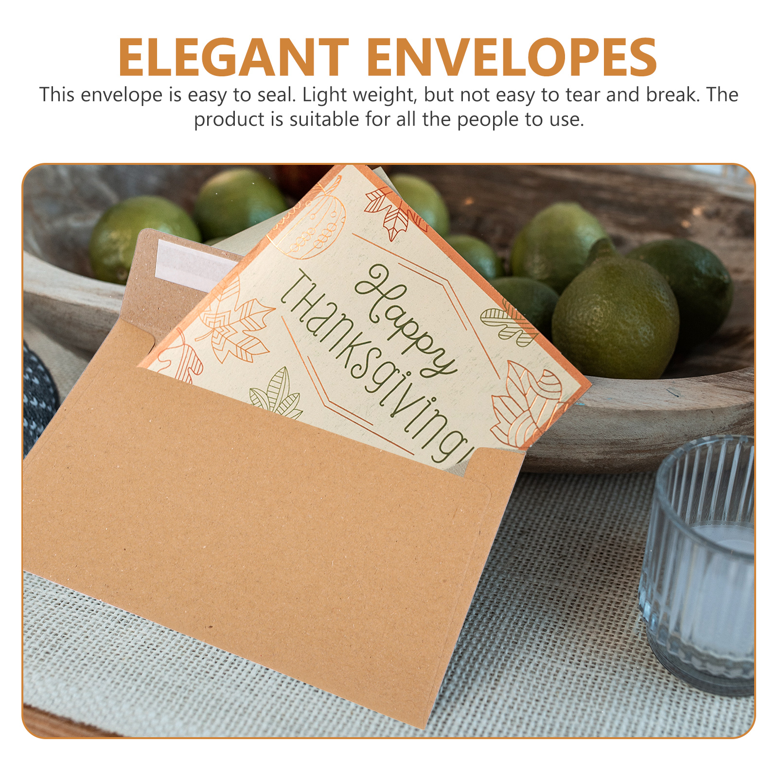 50Pcs Classical Kraft Blank Pa - Letter Envelope Kraft ulasan dan harga