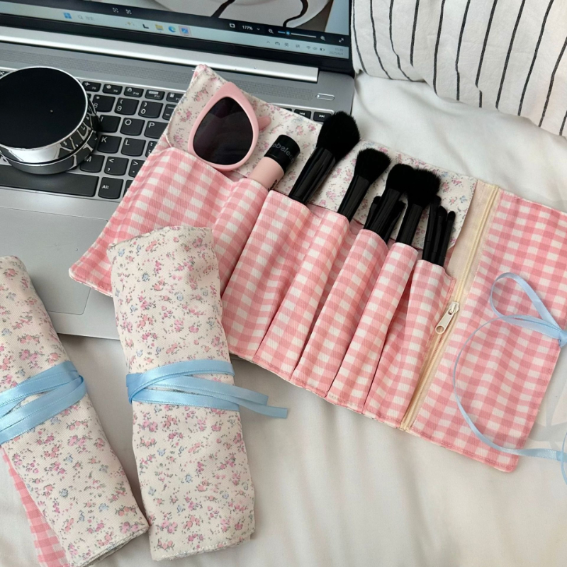 Aesthetic Spring Floral Roll-u - Pen Pouch Roll ulasan dan harga