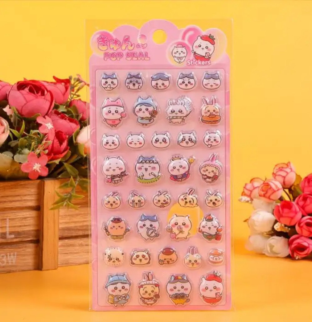 Cute Cartoon Chikawas Giey Kaw - Memo Pad Sticky ulasan dan harga