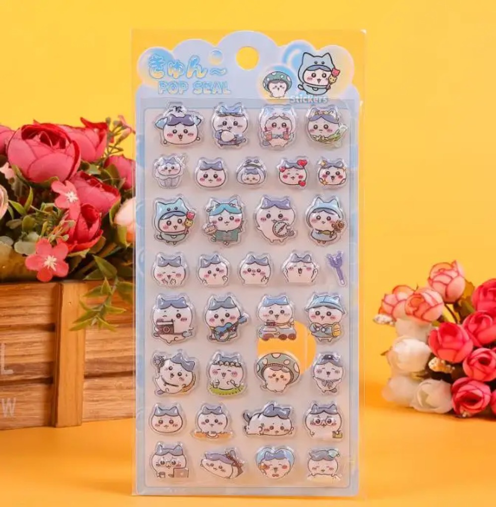 Cute Cartoon Chikawas Giey Kaw - Memo Pad Sticky ulasan dan harga