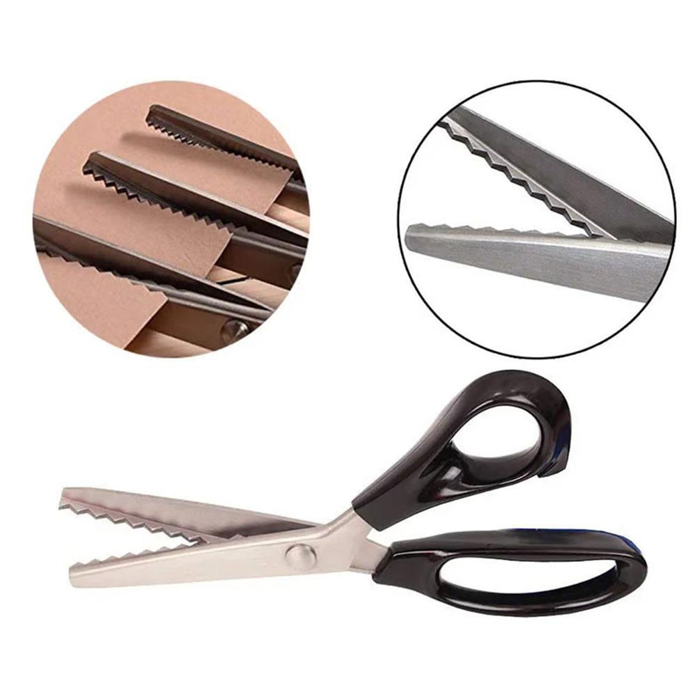 Stainless Steel Pinking Scisso - Scissors Stainless Craft ulasan dan harga