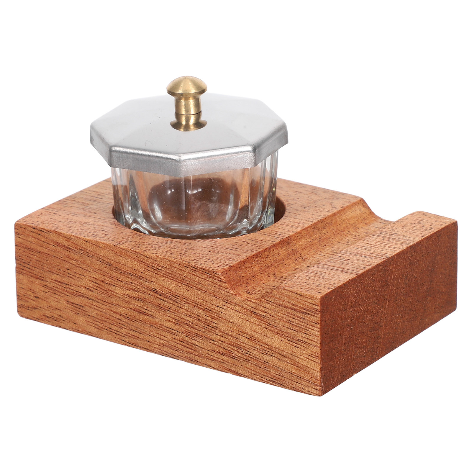 1Set Minimalist Sapele Wood Di - Calligraphy Ink Bottle ulasan dan harga