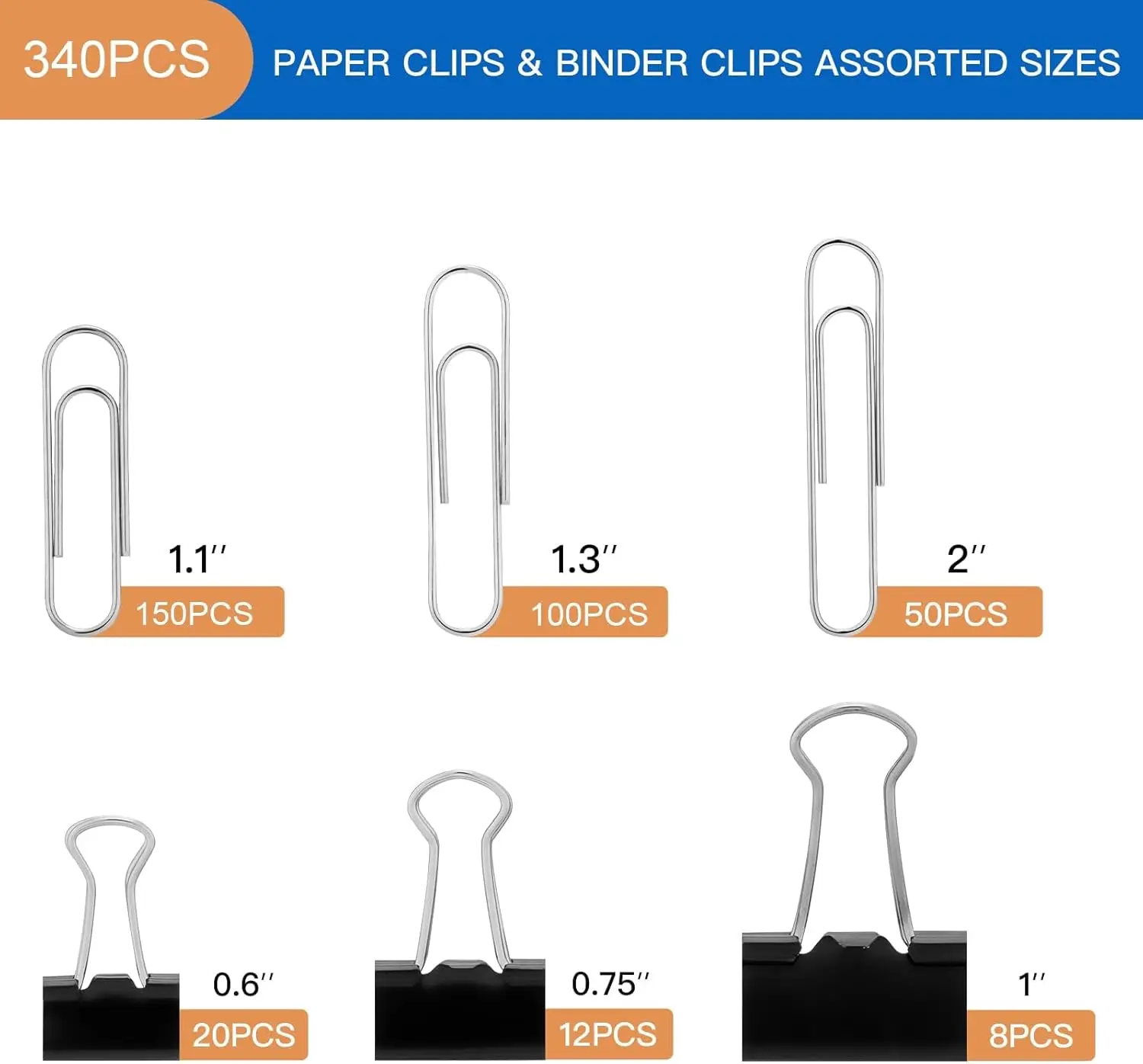 Paper Clips & Binder Clips, 34 - Binder Clip Assorted ulasan dan harga