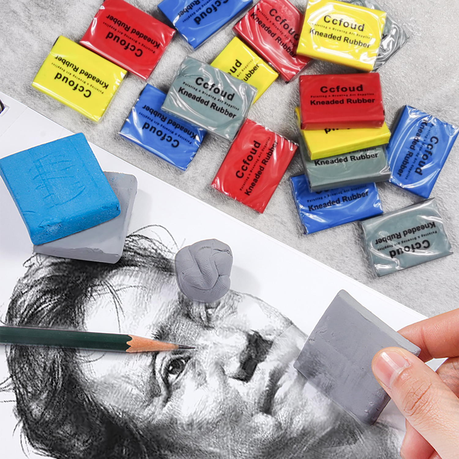 Kneaded Rubber Erasers, Colore - Rubber Eraser Kneaded ulasan dan harga