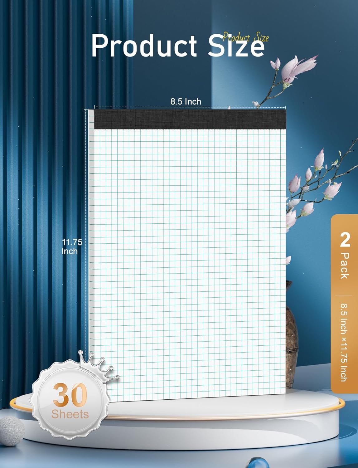 Graph Paper Pad 8.5 x 11, 2 Pa - Graph Paper Pad ulasan dan harga
