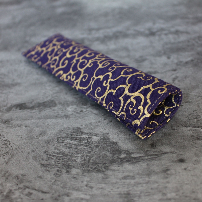 1 pc Handmade Fabric Pencil Ca - Pen Pouch Roll ulasan dan harga