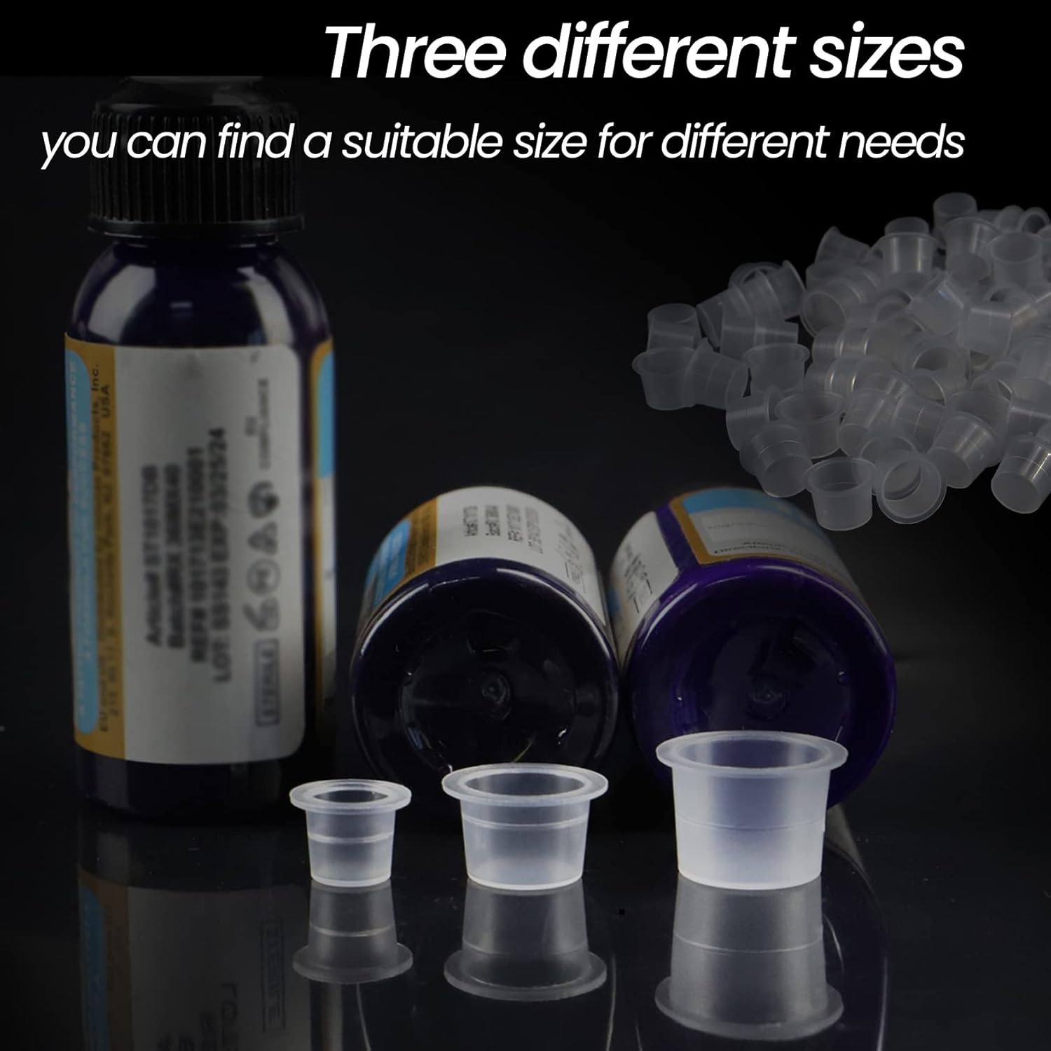 100/1000pcs Disposable Microbl - Calligraphy Ink Bottle ulasan dan harga