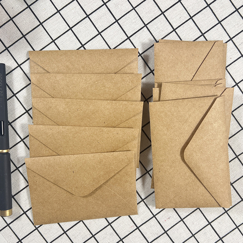 50pcs Kraft Brown Paper Envelo - Letter Envelope Kraft ulasan dan harga