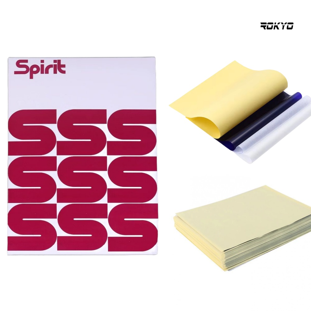 100pcs Spirit Tattoo Transfer  - Carbon Copy Book ulasan dan harga