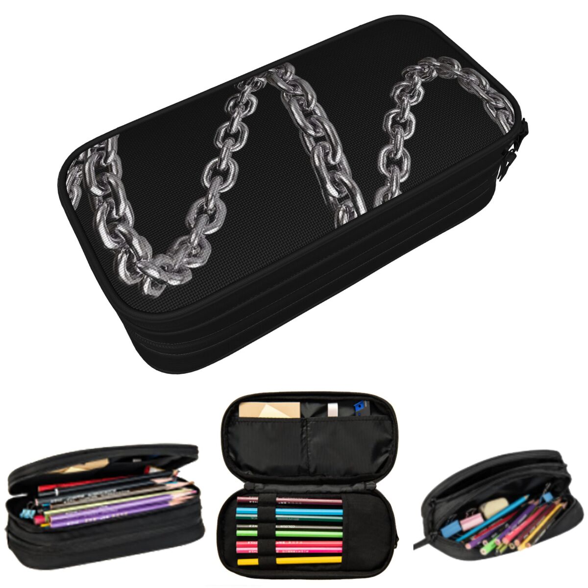 Black And White Chain Art Penc - Stationery And Office Supply Chain ulasan dan harga