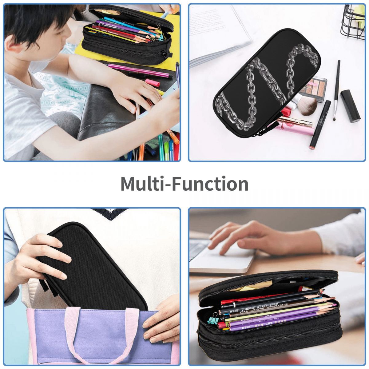 Black And White Chain Art Penc - Stationery And Office Supply Chain ulasan dan harga