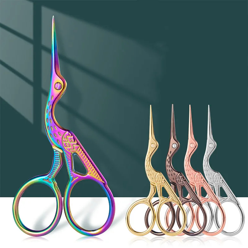 1PC Colorful Stainless Steel A - Scissors Stainless Craft ulasan dan harga