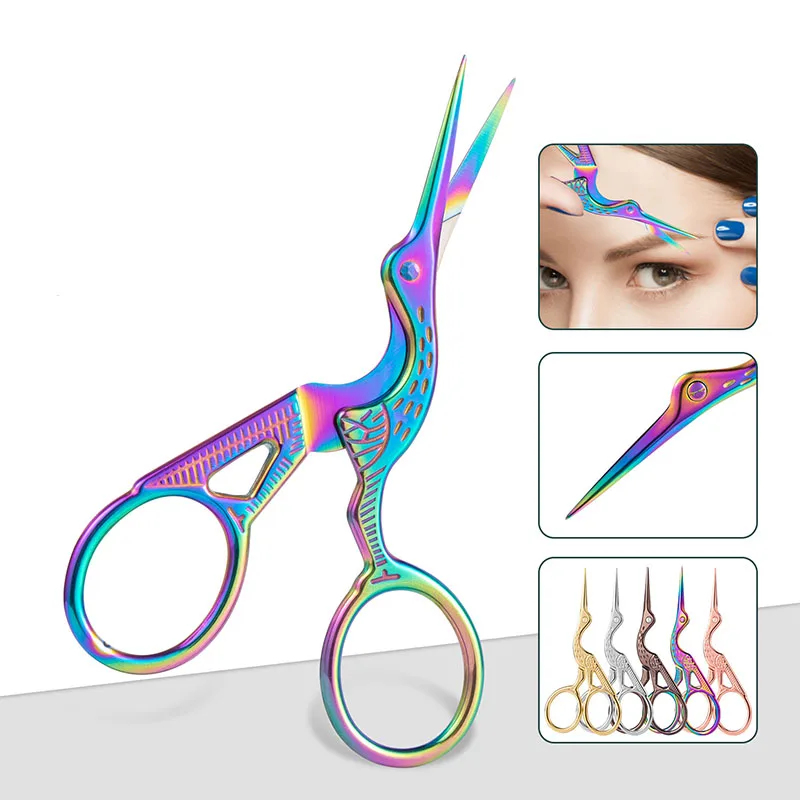 1PC Colorful Stainless Steel A - Scissors Stainless Craft ulasan dan harga