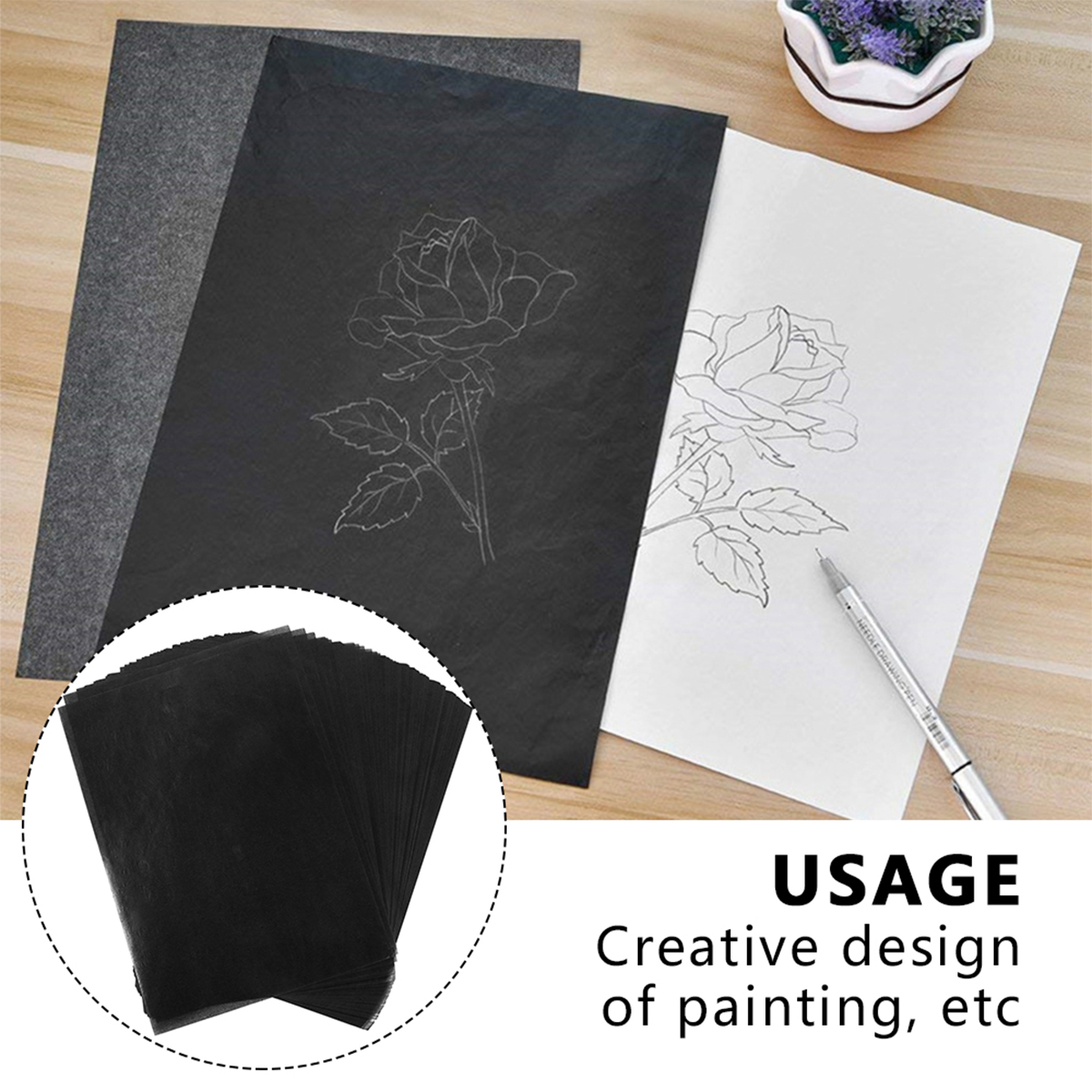 A4 Carbon Paper for Tracing Dr - Carbon Copy Book ulasan dan harga